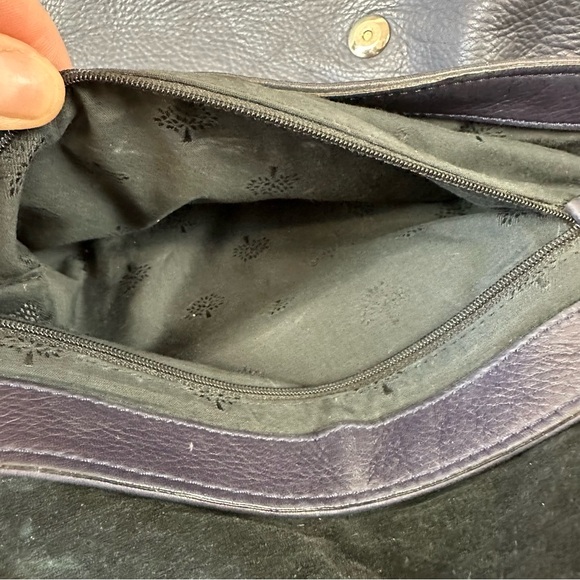 Mulberry Navy Blue Messenger Bag - Picture 13 of 14